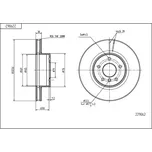 Brzdový kotouč HART 229 062