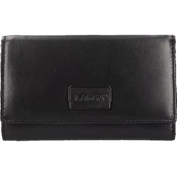 Peněženka Dámská černá kožená peněženka - LAGEN (Dámská kožená peněženka LAGEN)