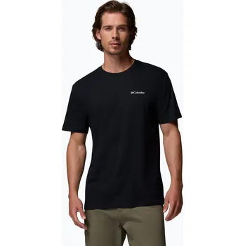 Pánské tričko Pánské trekingové tričko Columbia North Cascades black/csc box logo