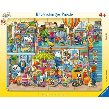 Puzzle Ravensburger puzzle Zvířecí hračkářství 35 dílků