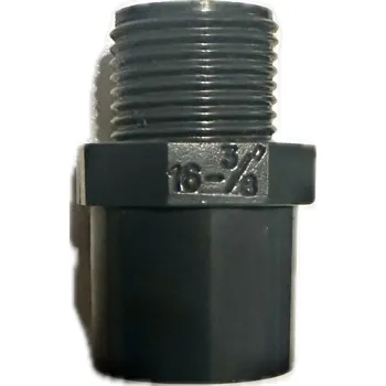 Vagnerpool Nipl - přechodka PVC 20/16 mm lepení/ vnější závit 3/8"