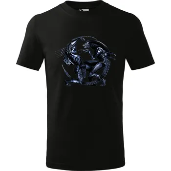 Textilie k potisku Unisex tričko s potiskem VETŘELEC vs. PREDÁTOR (Souboj) Barva: Zelená, Velikost: M