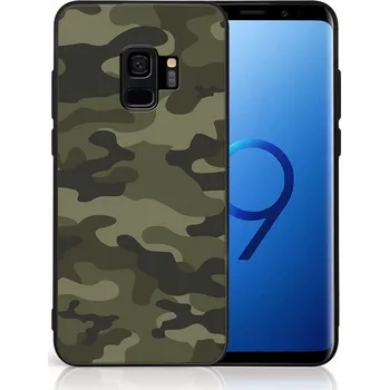 Pouzdro na tablet VSECHNONAMOBIL 124105 MY ART Ochranný obal pro Samsung Galaxy S9 GREEN CAMO (235)