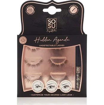 Umělé řasy SOSU COSMETICS Hidden Agenda Undetectable Lashes 10-14 mm