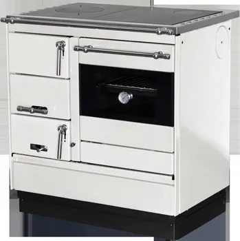 Sporák na tuhá paliva MBS - sporák SD KING bílá, pravý