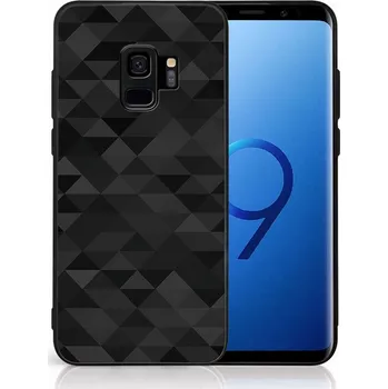 Pouzdro na tablet VSECHNONAMOBIL 124102 MY ART Ochranný obal pro Samsung Galaxy S9 BLACK TRIANGLES (232)
