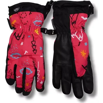 Rukavice Dětské šusťákové prstové rukavice Echt C069 růžové