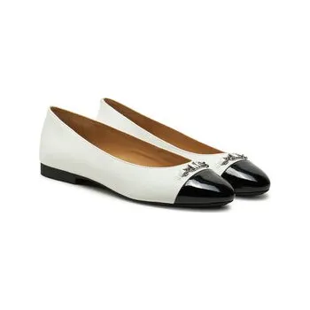 Dámské baleríny Baleríny MICHAEL Michael Kors Rebecca Flex Ballet 40F4RBFP1L Bílá 41