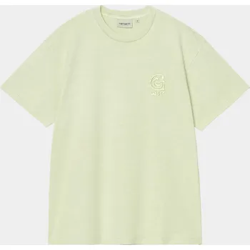 Pánské tričko Carhartt WIP Helix Redux (pale olive/garment dyed) M, zelená