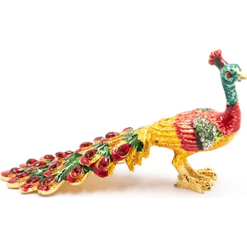 Milujeme Kameny Páv - mosazná soška Feng Shui 549817