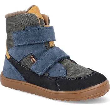 Dívčí zimní obuv Barefoot zimní boty Froddo - UP Winter Tex Denim modré Velikost: 26