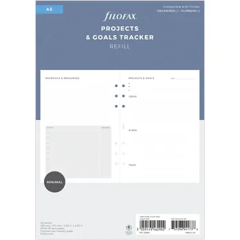 Kancelář Filofax, Náplň A5, plánování projektů