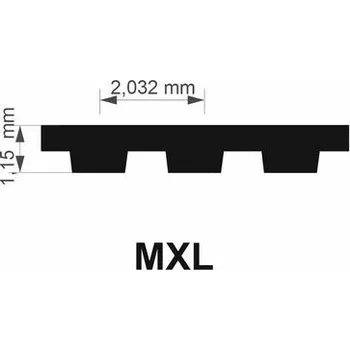 Strongbelt 488 MXL Ozubený řemen neoprenový