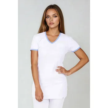 Zdravotnický oděv 2P SERVIS Triko dámské Vito Duo Bílá/Modrá L