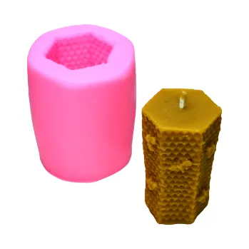 Výroba svíčky Forma na svíčky s včelím motivem 65*90mm (Forma silikonová na svíčky)