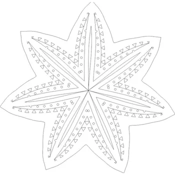 Radost v písku Šablona na pískování mandala 25 Varianta: 210 x 210 mm