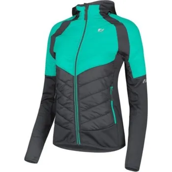 Cyklistika dámská hybridní bunda s kapucí ETAPE Sierra Pro 2.0 - Mint/antracit, L