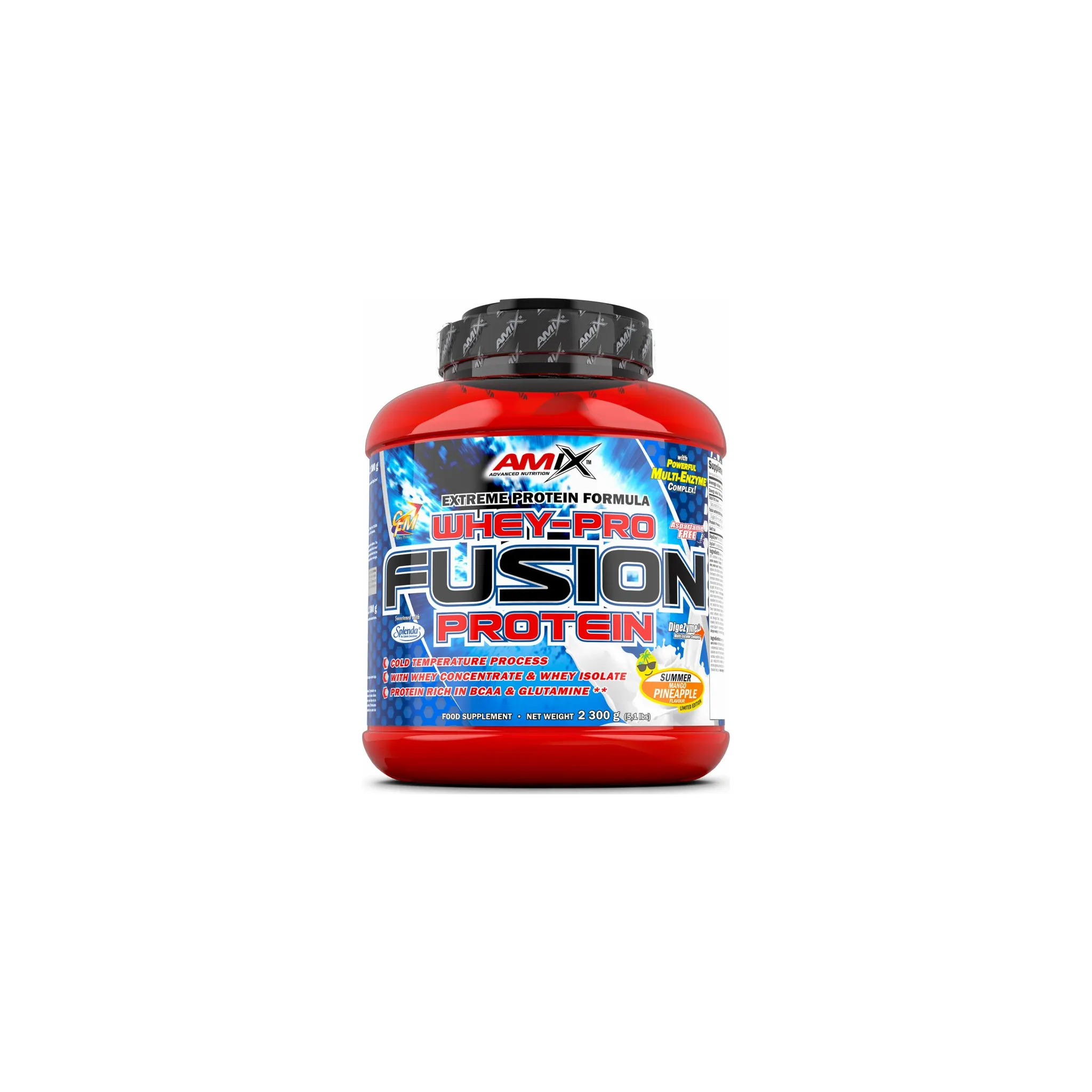 Fotografie 1 - Protein Amix Whey Pure Fusion Protein 2300 g mango/ananas