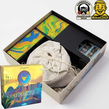 Příslušenství k deskovým hrám Insert pro deskovou hru Krajina zvířat Barva: Černá