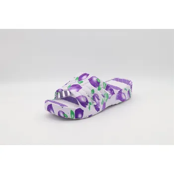 Dámské pantofle SAMLUX® Dámské letní pantofle A24 purple Barva: White, Velikost: 39