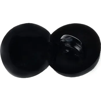 Knoflík Bellatex Knoflík sada 6 ks prům. 10 mm černá