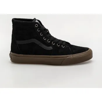 Pánské tenisky Vans Sk8 Hi Tapered (hairy suede black/gum) 42, černá