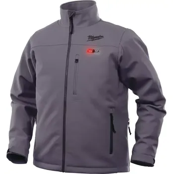 Aku vyhřívaná bunda Milwaukee M12 HJGREY4-0 (XL) šedá, ToughShell, bez Aku, 4933464331 (MI4933464331)
