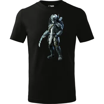 Textilie k potisku Unisex tričko s potiskem PREDATOR (Klasický design 1987) Barva: Modrá, Velikost: L