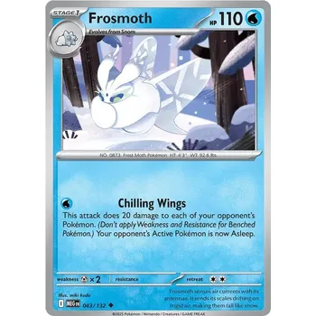 Sběratelská karetní hra Frosmoth 043/132 - Mega Evolution Typ karty: Non-Holo