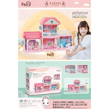 Domeček pro panenku RKToys Domeček pro panenky Modular Villa s doplňky