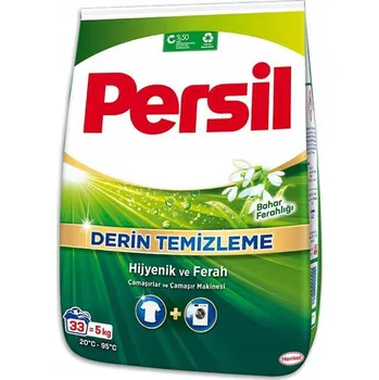 Elektrický zubní kartáček Persil Deep Clean Fragrance Spring Freshness bílý prací prášek 5 kg
