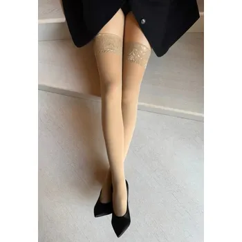 Dámské punčochy Veneziana Ar Fiona • 1/2-S/M • tělová • punčochy samodržící 60 DEN