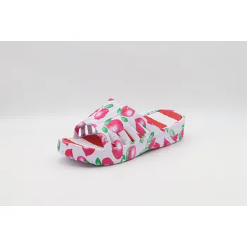 Dámské pantofle SAMLUX® Dámské letní pantofle A24 red Barva: White, Velikost: 36