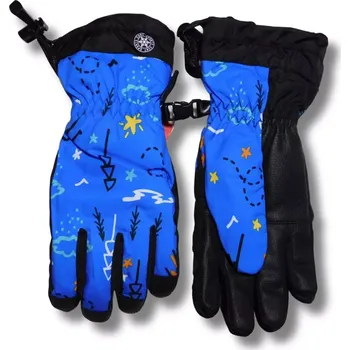 Rukavice Dětské šusťákové prstové rukavice Echt C069 modré