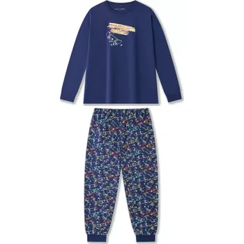 Chlapecké oblečení Chlapecké pyžamo Wolf S2556 tmavě modré