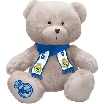 plyšák Real Madrid FC Plyšový medvídek Real Madrid FC, béžový, 20 cm