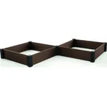 KETER Vista Modular Duo Garden Bed - vyvýšený záhon, hnědý