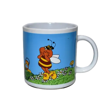 Žertovný předmět Dětský hrneček s včelím motivem (Porcelánový hrneček Bieno)