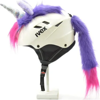 Jezdecká přilba velforia Ozdoba na helmu - Unicorn | Nalepovací ozdoba pro helmu s pohádkovým motivem