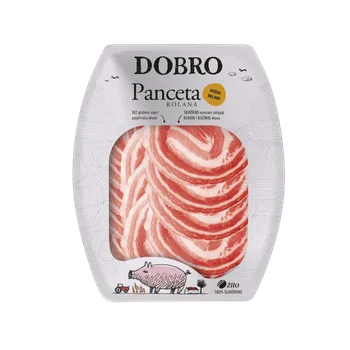 Sušená potravina Dobro Pancetta rolovaná krájená 90 g