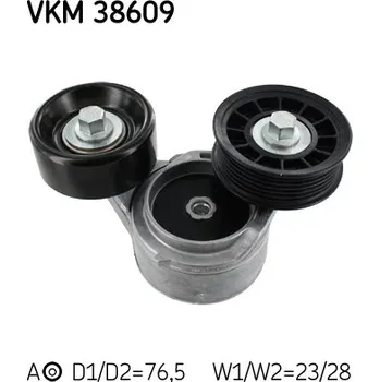 Rozvod motoru Napínák žebrovaného klínového řemenu SKF VKM 38609