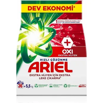 Elektrický zubní kartáček Ariel Ultra Oxi Extra Hygiene bílý prací prášek 5,5 kg