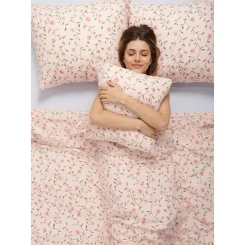 Povlak na dekorativní polštářek Sinsay - Povlaky na polštáře 2 balení - pastelová růžová - 122GU-03X - 122GU-03X-ONE