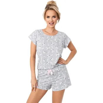 Dámské pyžamo Dámské pyžamo DONNA BUNNY SHORT šedá L 0