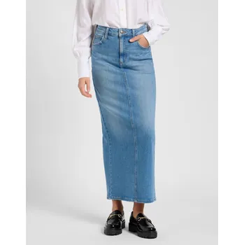 Dámské oblečení Dámská džínová sukně Lee Back Slit Maxi Skirt 112370883 Violet Bloom Velikost: W27