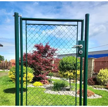 branka Branka zahradní jednokřídlá 100 cm x 100 cm FAB zelená PROFI717 S11 Naší Montáží (MONTÁŽ A MATERIÁL K MONTÁŽI )