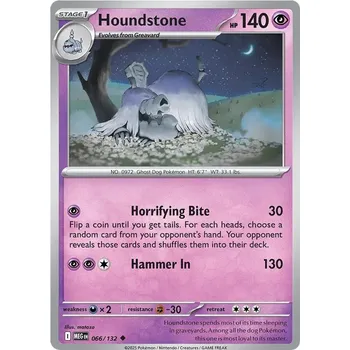 Karetní hra Houndstone 066/132 - Mega Evolution Typ karty: Reverse Holo