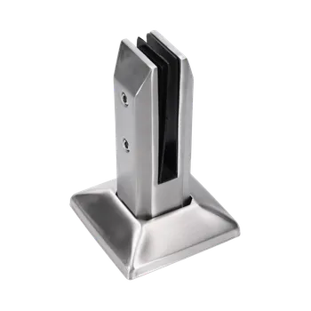 Zábradlí Nerezové vrchné kotvenie pre sklenenú výplň od 10mm do 12,76mm, brúsená nerez K320 /AISI316