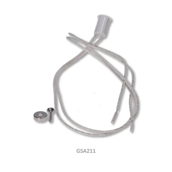 vypínač Magnetický bezdotykový spínač závrtný průměr 9 mm s kabelem, 14 mm relé, bílý