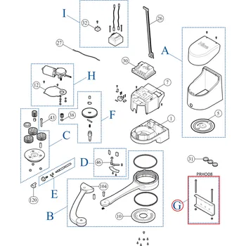 Pohon brány kit držáku ramene pro HOPP